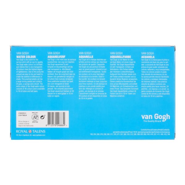 Acquerello Van Gogh set 24 -  1/2 godet - immagine 3