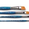 Pennello sintetico ambra piatto angolare serie 912 Tintoretto Linea hobby