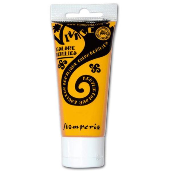 Acrilico Vivace Stamperia 120ml. giallo ocra