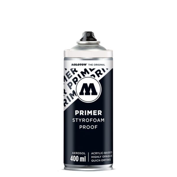 URBAN FINE-ART ™ PRIMER POLISTIROLO 400ML – MOLOTOW 337320 - immagine 2