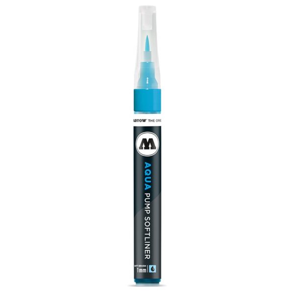 AQUA INK PUMP SOFTLINER 1 MM BRUSH - MOLOTOW 727000 - immagine 2