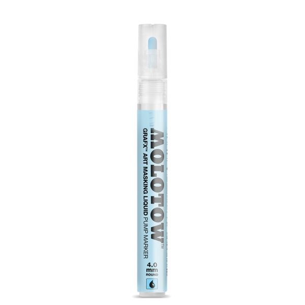 ART MASKING LIQUID PUMP MARKER 4.0 MM - MOLOTOW 728002 - immagine 2