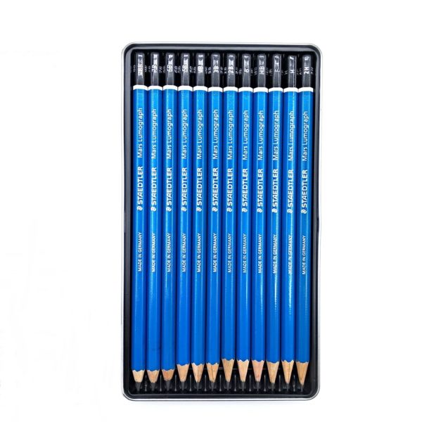 Mars Lumograph Set 12pz - Staedtler 100G12 - immagine 2