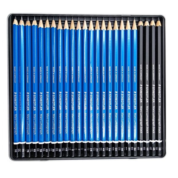 Mars Lumograph Set 24pz - Staedtler 100G24 - immagine 2