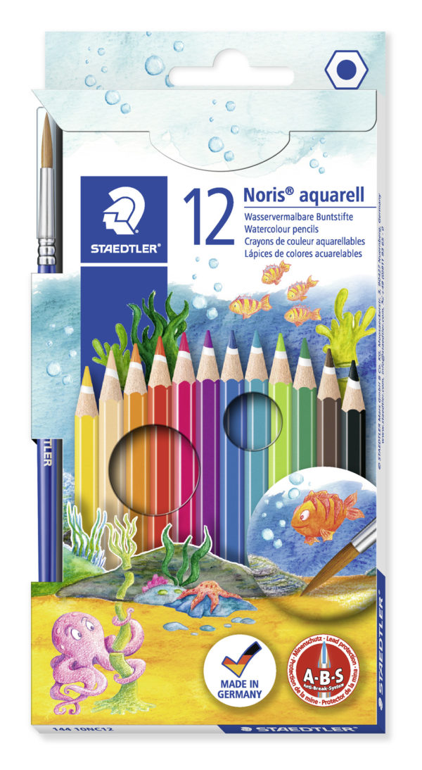 Noris matite acquerellabili set 12pz - Staedtler 144 10NC12