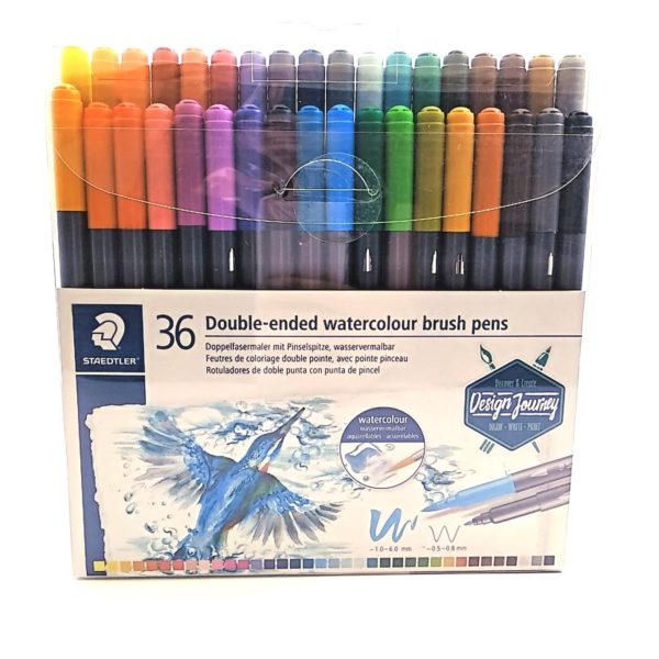 Double-ended watercolour brush pens 36pz - Staedtler 3001 TB36