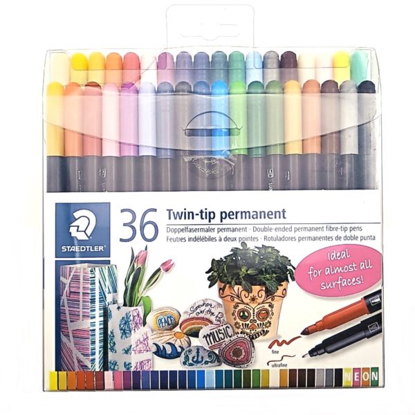 Double-ended permanent pens set 36pz - Staedtler 3187 TB36