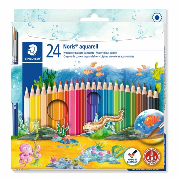 Noris matite acquerellabili set 24pz - Staedtler 144 10NC24