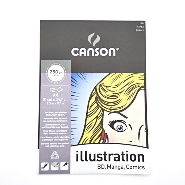 Illustration blocco A4 12fg 250gr/mq - Canson 200387200