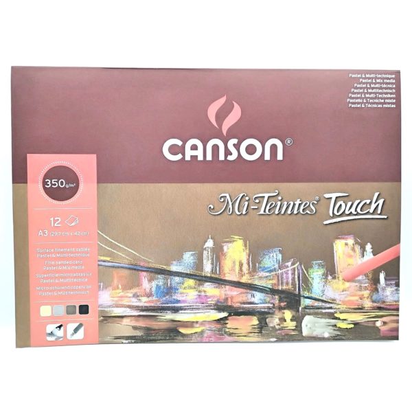 Mi-Teintes Touch album 12ff, 4 tinte, 29,7cm x 42cm, 350gr./mq. - Canson 200461425