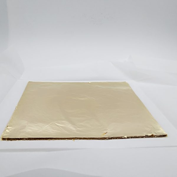 Foglia oro imitazione, libretto 100 fg, 16x16cm. - Paolo Angeletti Gold