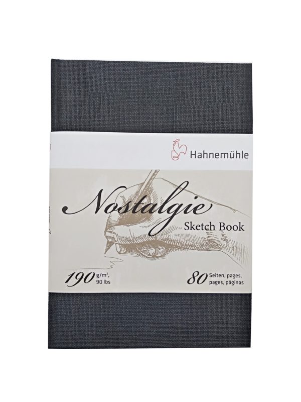 Sketchbook Nostalgie portrait 190gr. 80pg. bianco naturale, grana fine - Hahnemuhle
