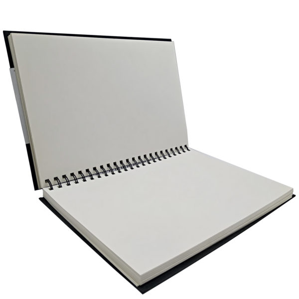Sketchbook D&S  gr./mq 140 -  Bianco naturale, acid free, 160 pagine, spiralato - Hahnemuhle - immagine 3