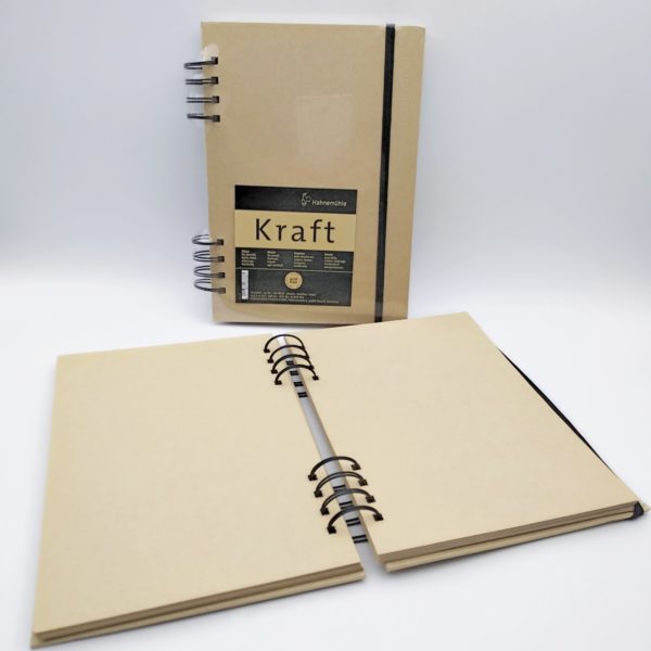 Libro schizzi Kraft spiralato A4 - Hahnemuhle - immagine 2