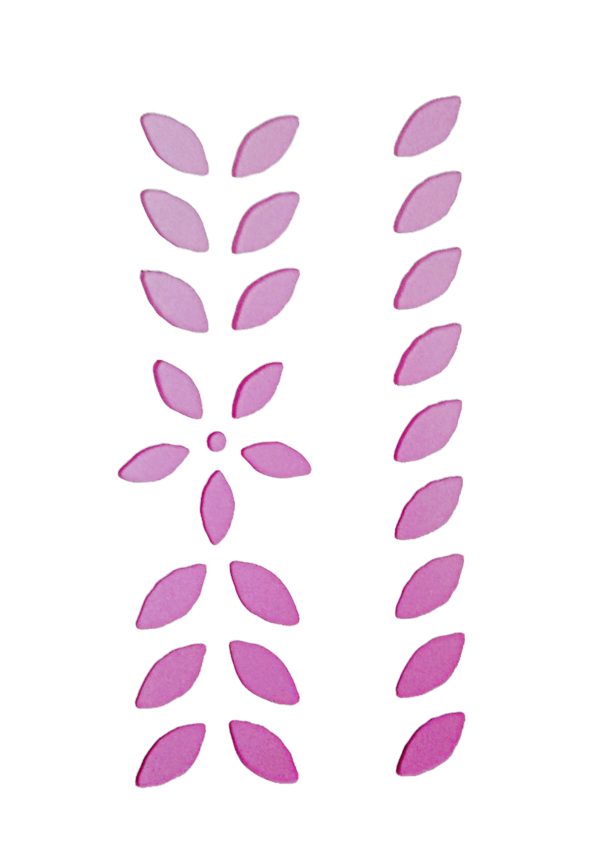 MINI-STENCIL 715 FIORE 8X11CM - EASY