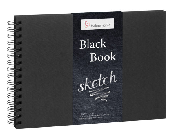 Black book - 250g/mq -  Spiralato A5 - Hahnemuhle