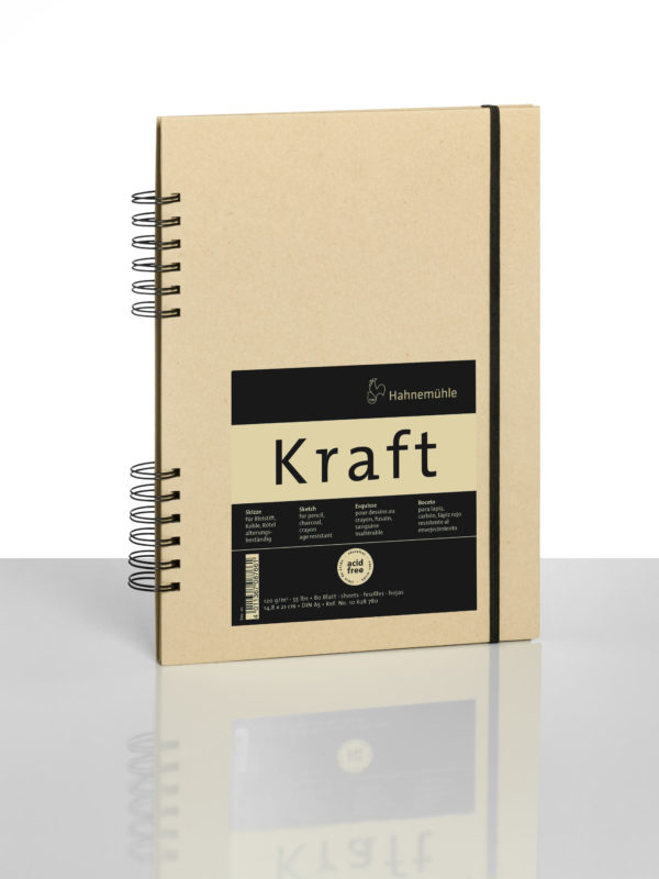 Libro schizzi Kraft spiralato A4 - Hahnemuhle - immagine 3