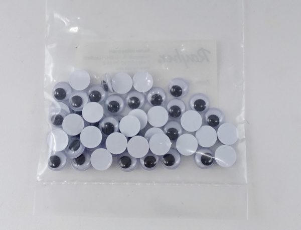 Occhi in plastica, pupilla mobile 7mm 50pz - Rayher - immagine 2