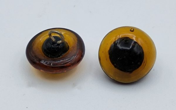 Occhi per animali da applicare marroni 14 mm 50pz - Rayher
