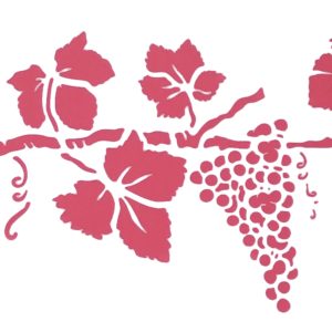 STENCIL 21X90 CM TRALCIO UVA 101 - EASY