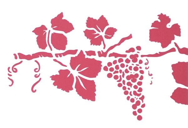 STENCIL 21X90 CM TRALCIO UVA 101 - EASY