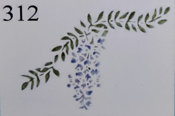 STENCIL A/4 GLICINE 312 - EASY - immagine 2