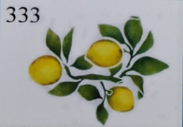 STENCIL A/4 LIMONI 333 - EASY - immagine 2