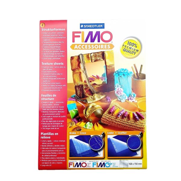 Fimo fogli texture coccodrillo /pelle- Staedtler 8744 03
