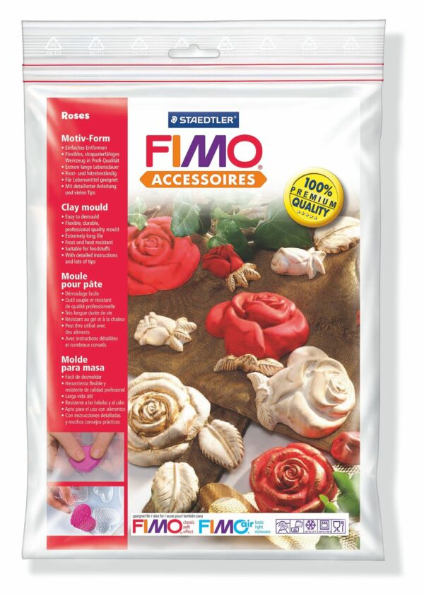 Fimo stampo rose - Staedtler 8742 36 - immagine 2